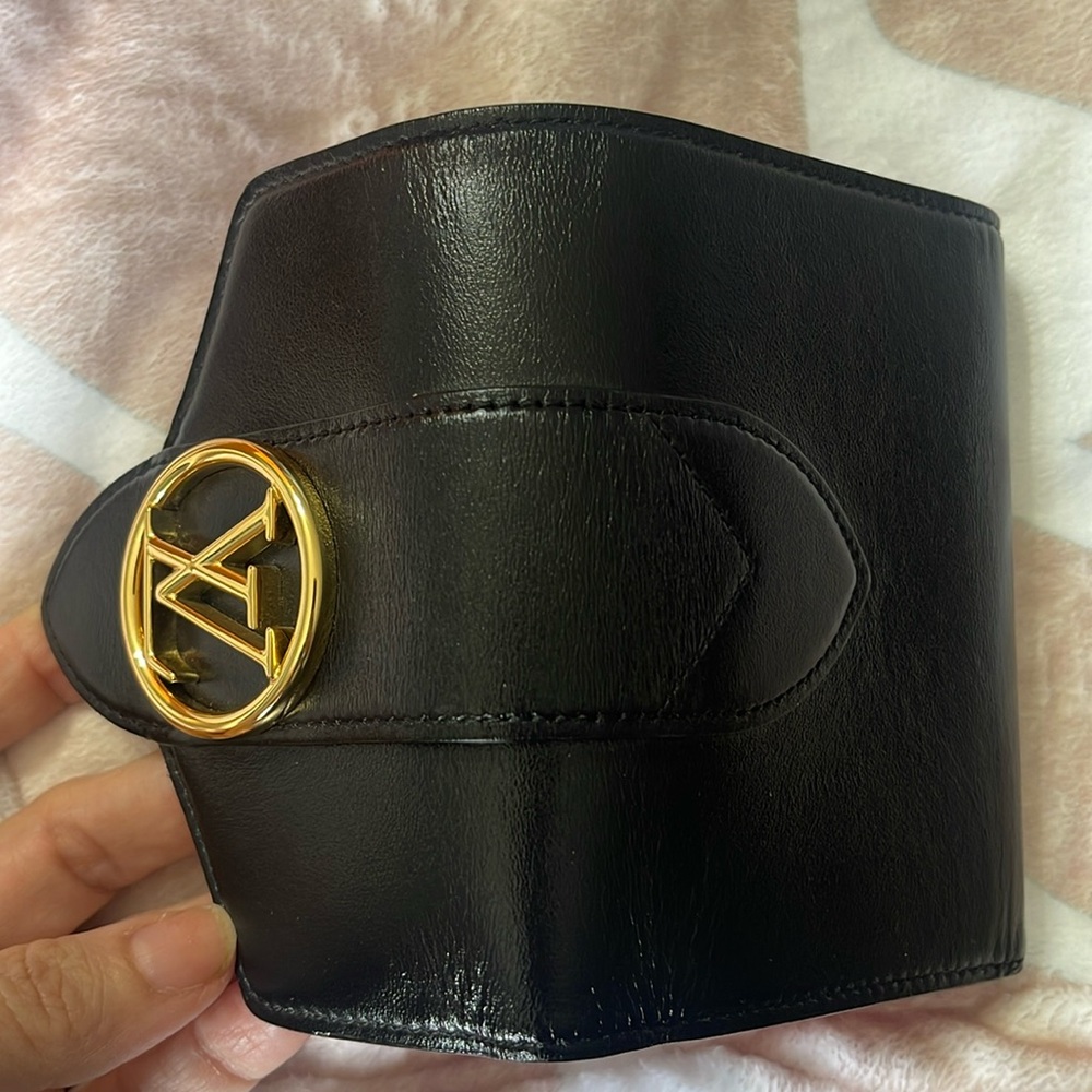 Louis Vuitton Calfskin Portefeuille Wallet compact Neuf Pont LV Leather - Picture 2 of 9